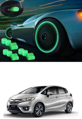 PRTEK Night Glow Luminous Wheels Cap Tire Valve Stem ForJazz Car Fancy Lights