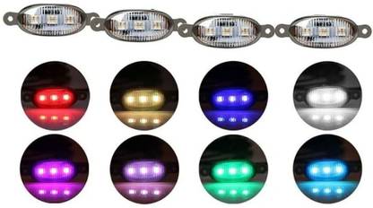 Cloudsale RGB Grill Light 4Lens Car Fancy Lights