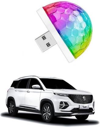 SPREADX Car USB Disco Magic LED Interior Flash Light for MG Hector Plus Car Fancy Lights