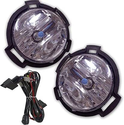 Autofasters Car Fog Lights/Lamps with Bezel and Wiring for Tata Punch Car Fancy Lights