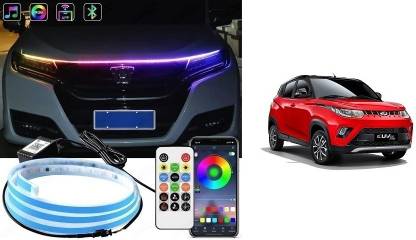 RS ENTERPRISES CARS 59 inches Exterior Strip Lights with RC+App Control, DRL For KUV 100 Car Fancy Lights