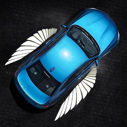 CARMAZE Car Rearview Mirror Welcome Light Angel Wings Shadow Projector Lamp-87 Car Fancy Lights