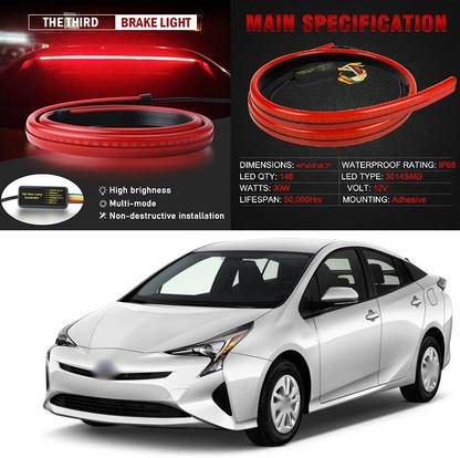 PROEDITION Universal Strip Splitter Spoiler Side Skirt Black For Car Truck 192 Car Beading Roll For Bonnet, Bumper, Trunk