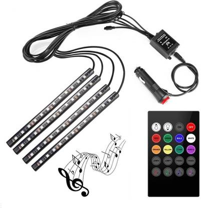 SpeedyAutoCare Universal Atmosphere Lights Car LED Strip Light 4pcs 48 LED AP505 Car Fancy Lights