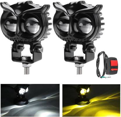 RC LED Fog Light for Hero, Royal Enfield, Honda, Bajaj, Mahindra, TVS Super Splendor, Splendor Plus, Pulsar 150 AS, Bullet 350