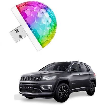 SPREADX Car USB Disco Magic LED Interior Flash Light for Jeep Compass Car Fancy Lights