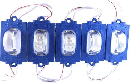 BRPEARl LED Module Ultra Bright DC 12V Light Waterproof Blue Module Lights (5pcs) Car Fancy Lights