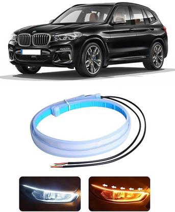 EverLand White & Amber LED Daytime Running Lights Headlamp Indicator Car FancyLights E72 Car Fancy Lights
