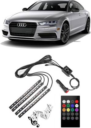 EverLand Universal Atmosphere Lights Car LED Strip Light 4pcs 48 LED E8 Car Fancy Lights
