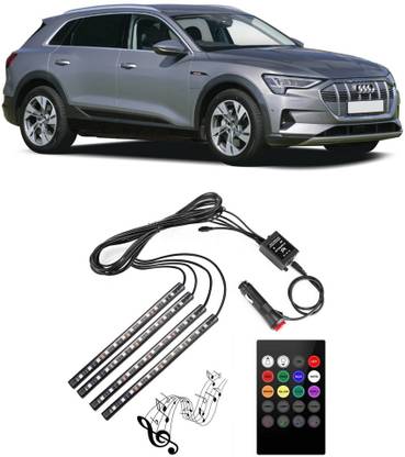 EverLand Universal Atmosphere Lights Car LED Strip Light 4pcs 48 LED E19 Car Fancy Lights