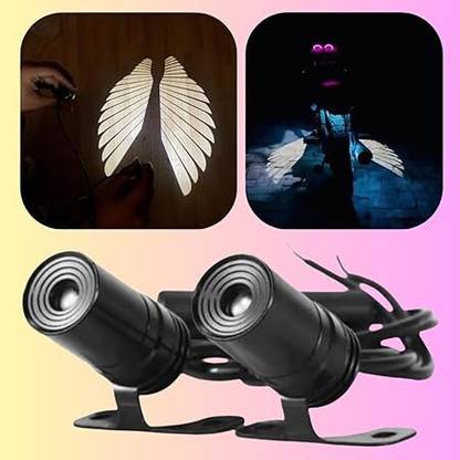 ABB Angel Wings Style Light Waterproof, Universal fit for All Motorcycle and Car1 Car Fancy Lights