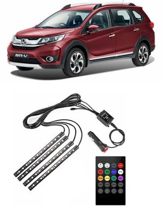 EverLand Universal Atmosphere Lights Car LED Strip Light 4pcs 48 LED Multicolor E 149 Car Fancy Lights