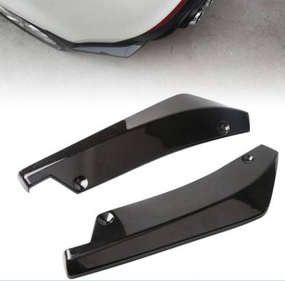 AUTO MT 2PC Rear Canard Bumper Diffuser Car Side Fender Skirt, Splitter Blade-Shovel. Spring Leaf