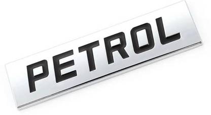 Auto MT CHROME BLACK PETROL SIGN LOGO 7.7 x 2 cm CAR BIKE METAL EMBLEM 3D BADGE SPORT Vehicle Tool Kit