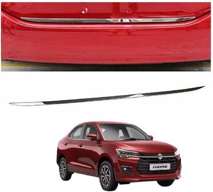 ROSHNEER ENTERPRISES Car Rear Trunk/Boot Dicky Patti Chrome Garnish-205 / Model SWIFT DZIRE (2024) Chrome Maruti Swift Dzire Rear Garnish