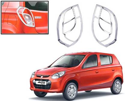 AutoZone Tail Lamp/ Tail Light Cover Garnish Suitable For Maruti Alto 800 Chrome Maruti Alto 800 Rear Garnish