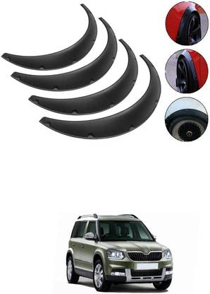XZRTZ Car Fender Flares Over Wide Body Wheel Arches Auto Rivet Bolt Style 207 Matte, Glossy Skoda Yeti Front Garnish
