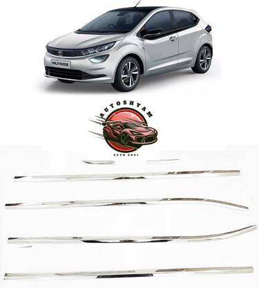 AUTOSHYAM Lower Window Garnish (Chrome) Set of 6 For Tata Altroz All Model Chrome Tata Altroz XE Diesel Side Garnish