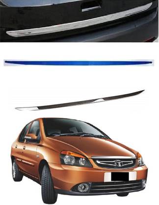 Trigcars Tata Indigo ECS Car Dicky Boot Chrome Plated Garnish Chrome Tata Indigo Rear Garnish