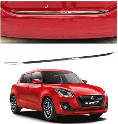 ROSHNEER ENTERPRISES Car Rear Trunk/Boot Dicky Patti Chrome Garnish-200/ Model SWIFT (2018-2023) Chrome Maruti Swift Rear Garnish