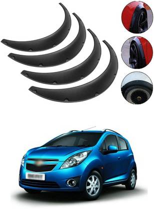 XZRTZ Car Fender Flares Over Wide Body Wheel Arches Auto Rivet Bolt Style 6 Matte, Glossy Chevrolet Beat Front Garnish