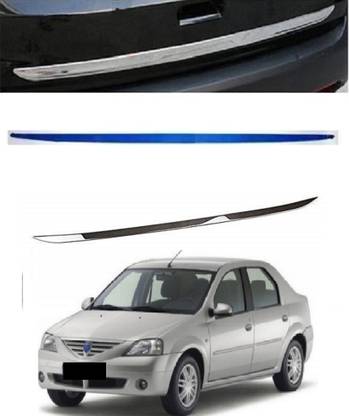 Trigcars Mahindra Logan Car Dicky Boot Chrome Plated Chrome MAHINDRA Logan Rear Garnish