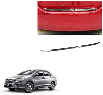 VOLZAX CITY IDTEC DICKY CHROME BOOT GARNISH Chrome Honda City i DTec E Rear Garnish