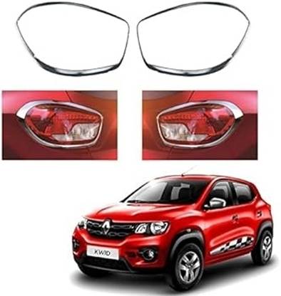 AutoZone Tail Lamp/Light Chrome Cover Finishing Suitable For Renault Kwid Chrome Renault Kwid Rear Garnish