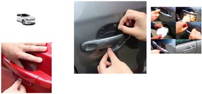 Max In 3D Car Door Invisible Handle Cup Scratch Guard Sticker for sonata fluidic Glossy Hyundai Sonata Fluidic Side Garnish