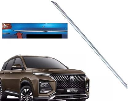Auto E-Shopping ABS Plastic Chrome Diggi Garnish Patti Dicky Rear Boot Trunk Guard Hector Glossy, Chrome NA NA Rear Garnish