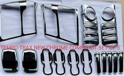 CARJUNCTION FORCE TEMPO TRAX TOOFAN CHROME KIT Chrome Force Trax SUV Front Garnish