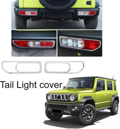 Bubu Car silver Plated chrome Tail light cover for suzuki Jimny (set of 2) Chrome NA NA Rear Garnish