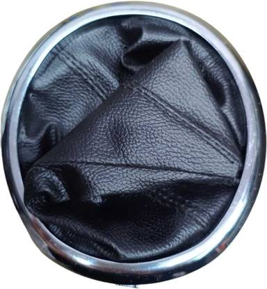 Auto-Ex Gear Shift Lever Cover Boot Pu Leather Swift / Swift Dzire (Chrome Finish) Car Gear Lever