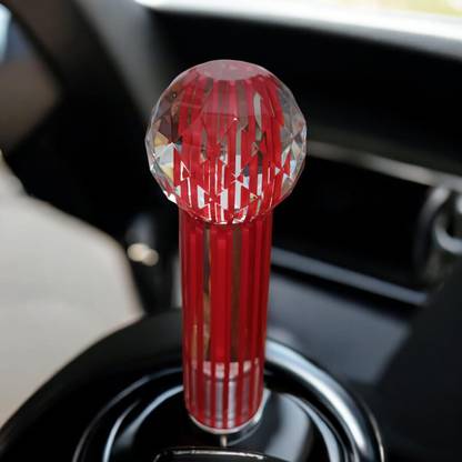 YOURKARTS.COM Microphone Crystal Car Gear Shift Knob || Bubble Styling Sporty Handle Car Gear Lever