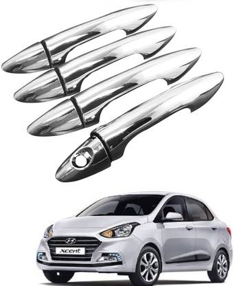 Bubu silver Plated chrome door catch for X-cent Car Grab Handle Cover