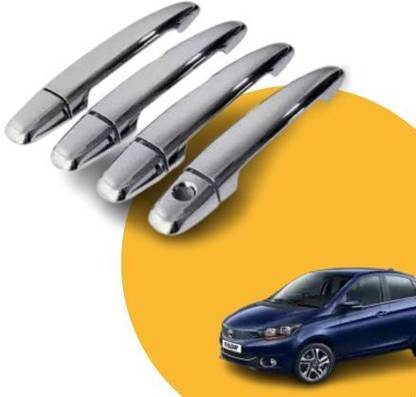 Bubu Car door Handle Cover Chrome Finishing Suitable for Ta-ta Tig_or car Car Grab Handle Cover