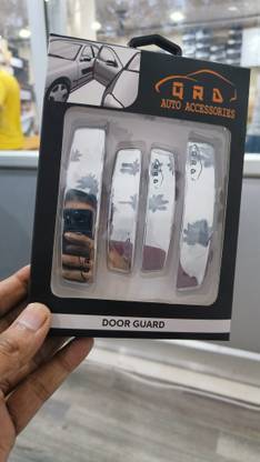 CCE Anti Scratch Car Door Edge Guard Bumper Protector All Car chrome Finish Car Grab Handle Cover