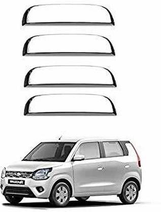 Autxin Exterior Handle Door Latch Chrome Cover Garnish For All WagonR Models Chrome Maruti WagonR Side Garnish