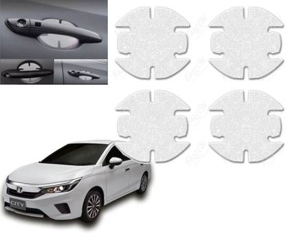 AUTO PEARL Car Door Scratch Protection Sticker Finger Guard (PU) transparent 74A Car Grab handle