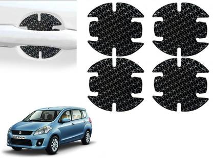 AUTO PEARL Car Door Scratch Protection Sticker Finger Guard (PU) Black Blk43 Car Grab handle
