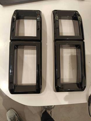 CCE Car Exterior Grill Ring Thar Roxx- Black (2024 - Present) (Set of 2Pcs)01 Thar Roxx Ring Black 01 Car Grill Cover