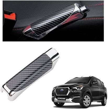 SLSHILPA Anti-Slip Parking Handbrake Decorative Cap For Datsun Go Cross Car Handbrake Grip