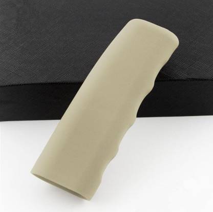 silkyfit Car Handbrake Soft Rubber Cover Beige For Mahindra XUV500 AT W10 AWD Car Handbrake Grip