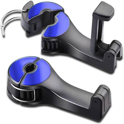 GNASTAS Car Headrest Hidden Hook 2 in 1 Car Seat Hooks for car,Home,Kitchen Pack of 2 Car Side Seat Catcher