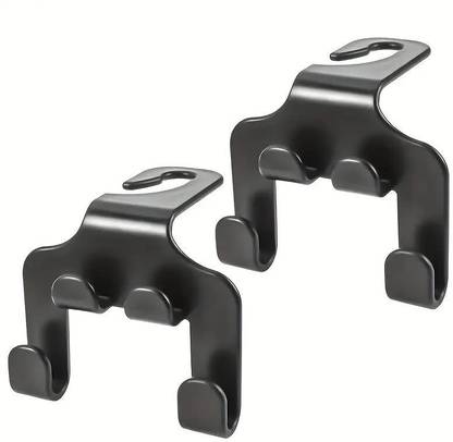 RHHG E COM Car Seat Headrest Hanger Seat Hook ( 2pcs ) for Hanging Purses,Bags & Mobile | Car Side Seat Catcher