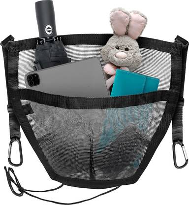 HASTHIP Car Storage Bag Mesh Bag Hanging Storage PVC Net Pouch Car Organizer Bag Toy Car Storage Bag & Bin