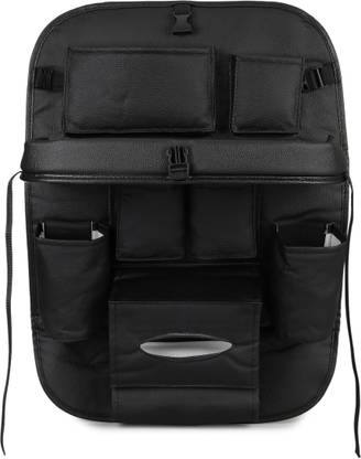 PRAFECT Tradesk Car Back Seat Organiser Biege Car Storage Bag