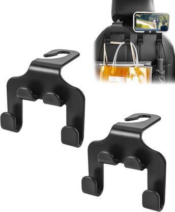 PREKSHIV Car Backseat Headrest Hook Storage Hanger Car Side Seat Catcher