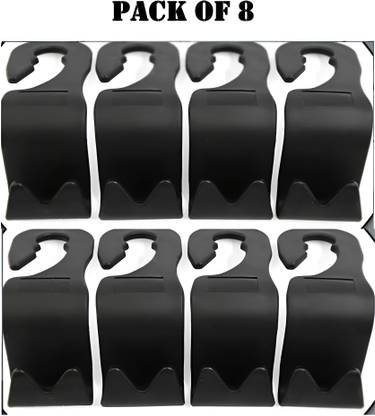 DeoDap 8pcs Car Backrest Hanger/Car Seat Headrest Hooks/Back Seat Organizer Hanger Hook Car Side Seat Catcher