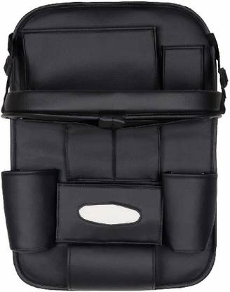 Lakshya 3D Car Seat Back Organizer with 10 Pockets and Meal Tray Car Multi Pocket
